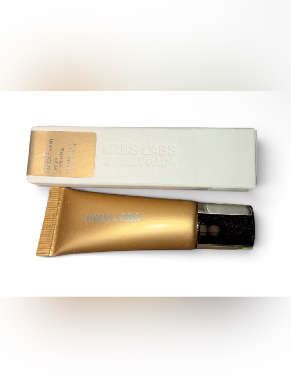 HAUS LABS Hy-Power Eye Pigment Paint in Gold Shimmer